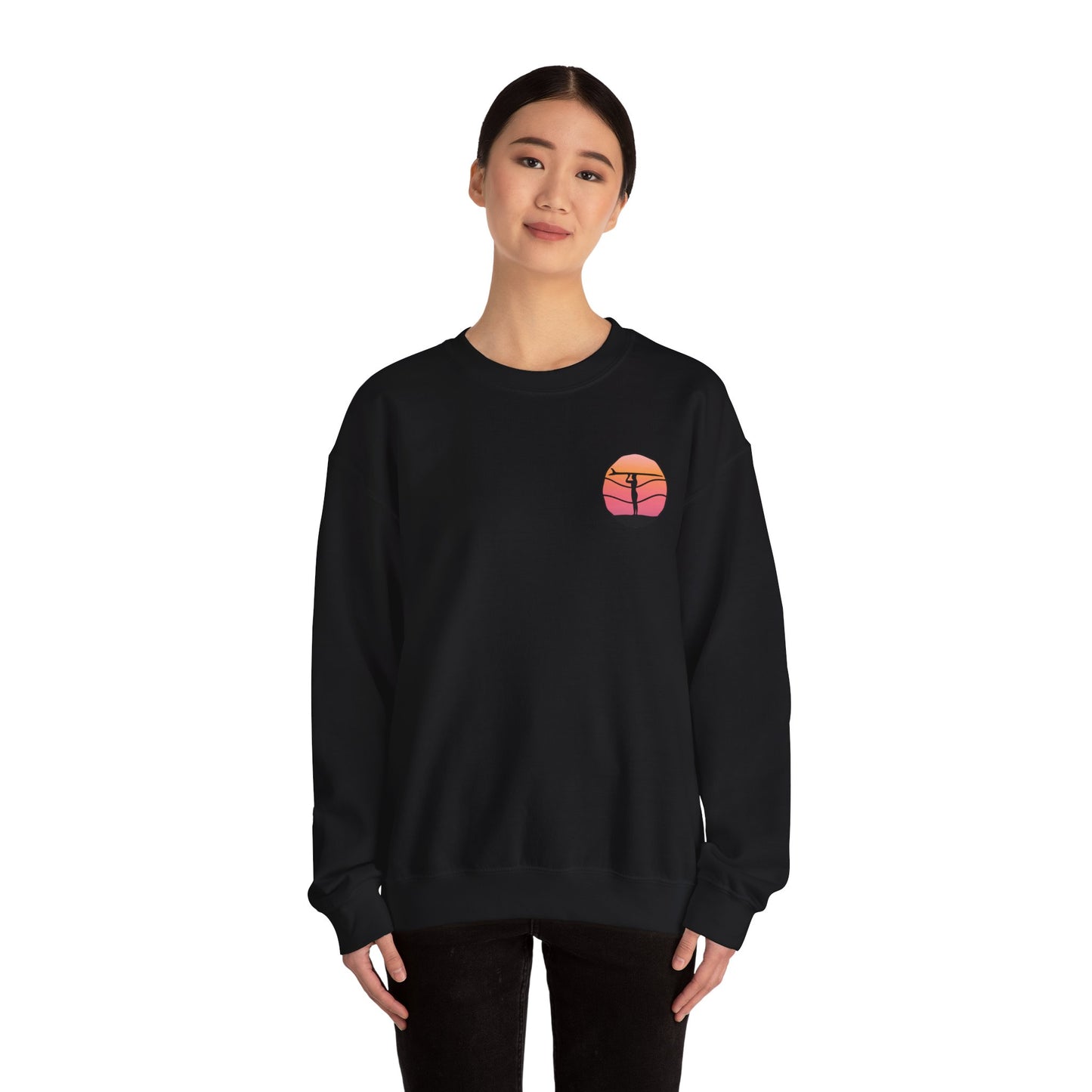 Surfer Sunset Crewneck Sweatshirt