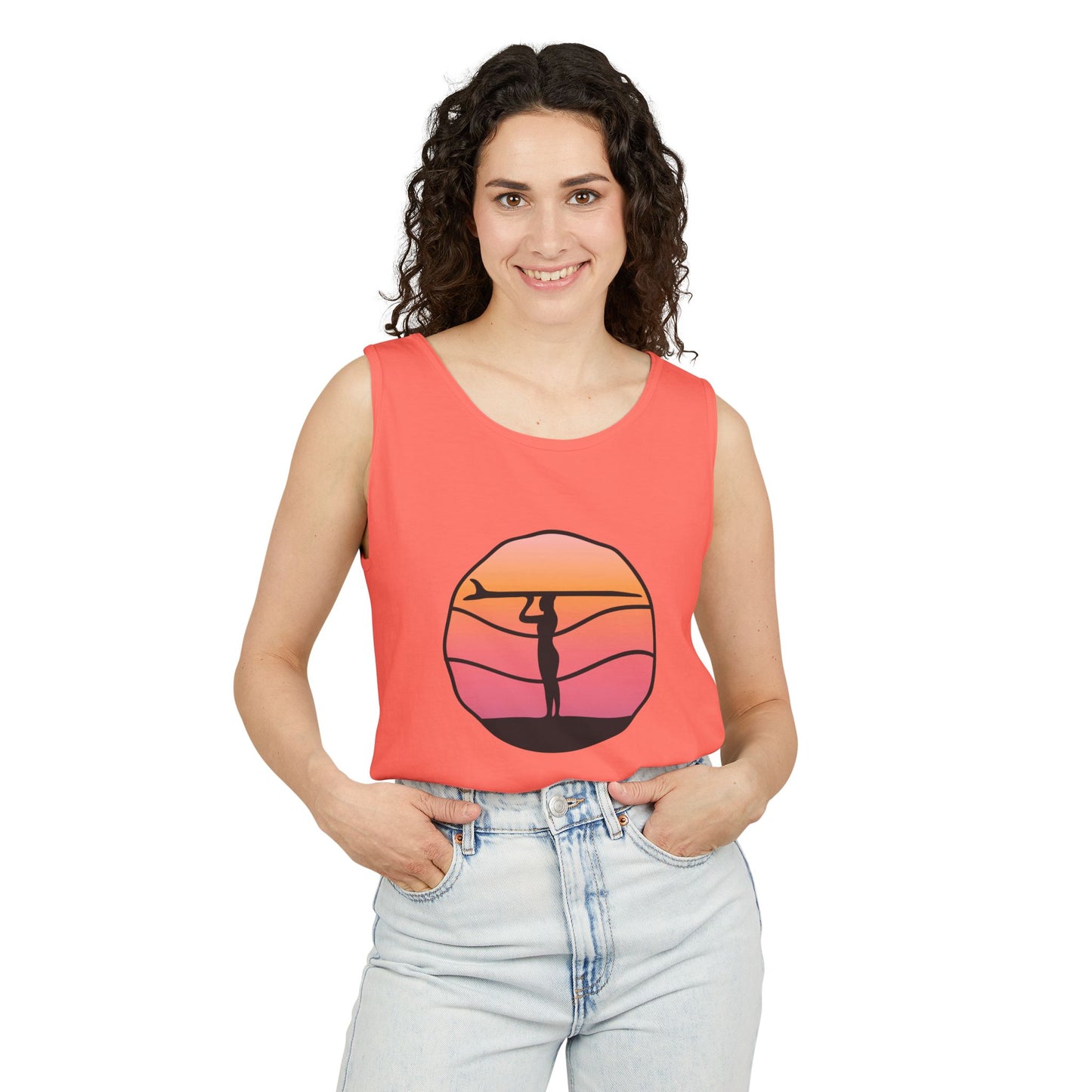 Sunset Vibes Unisex Tank Top