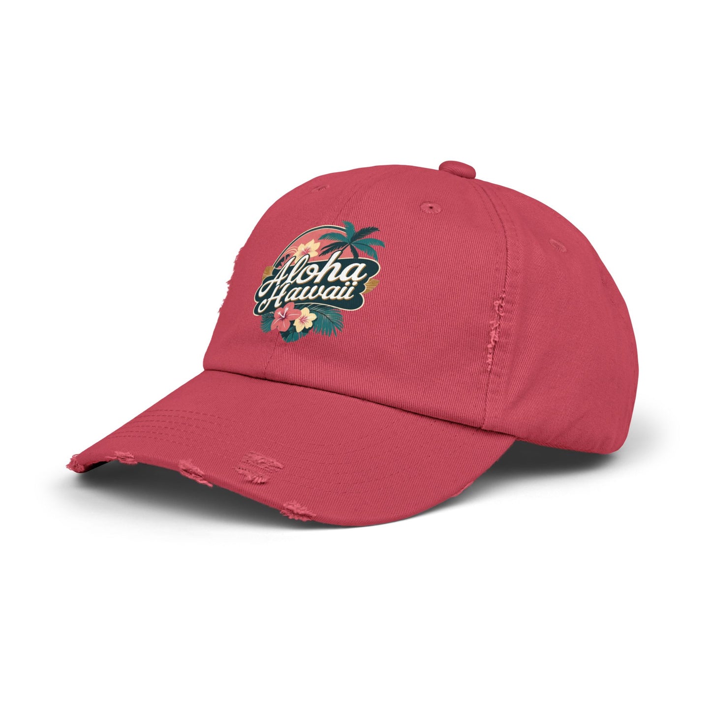 Aloha Hawaii Distressed Cap
