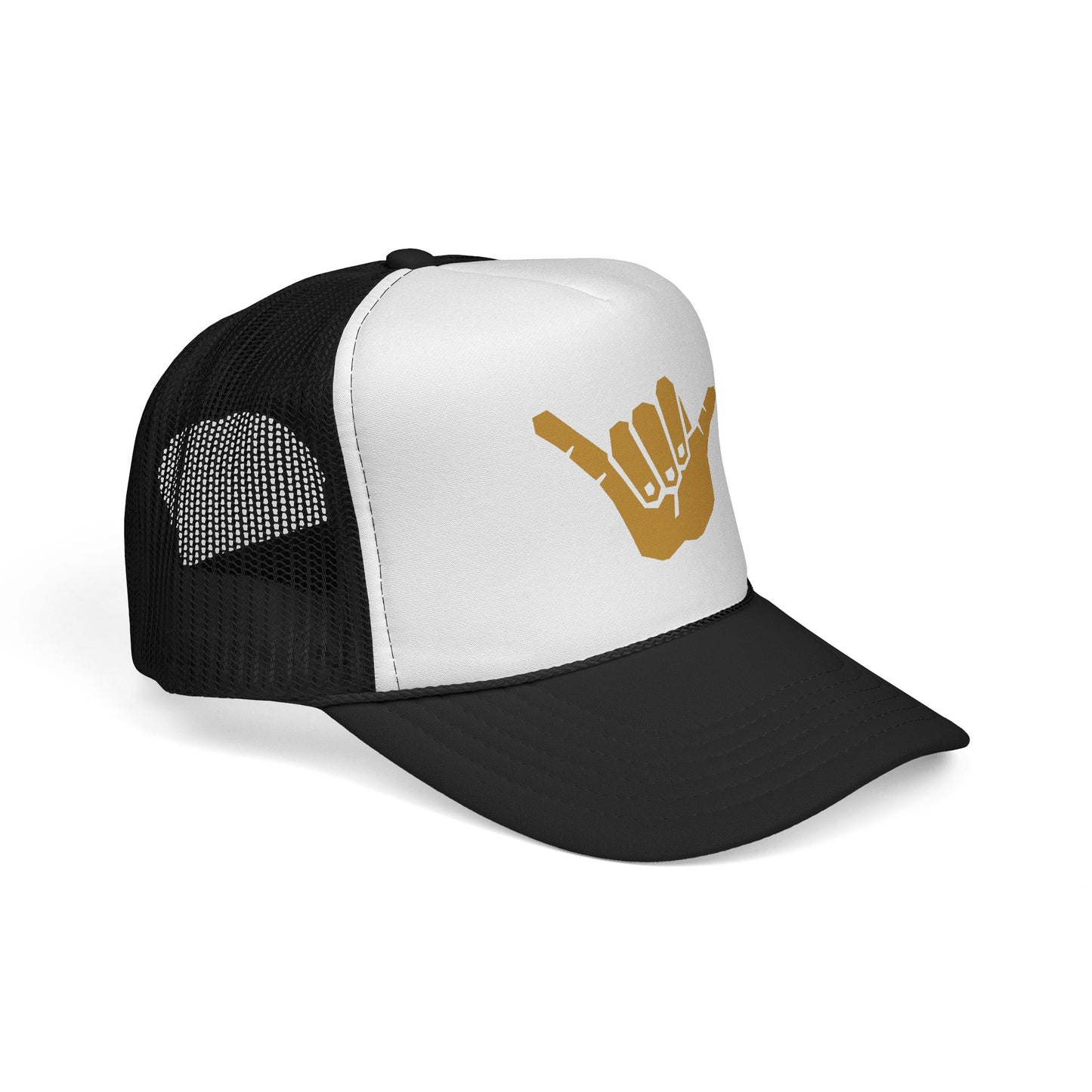 Gold Shaka Trucker Hat