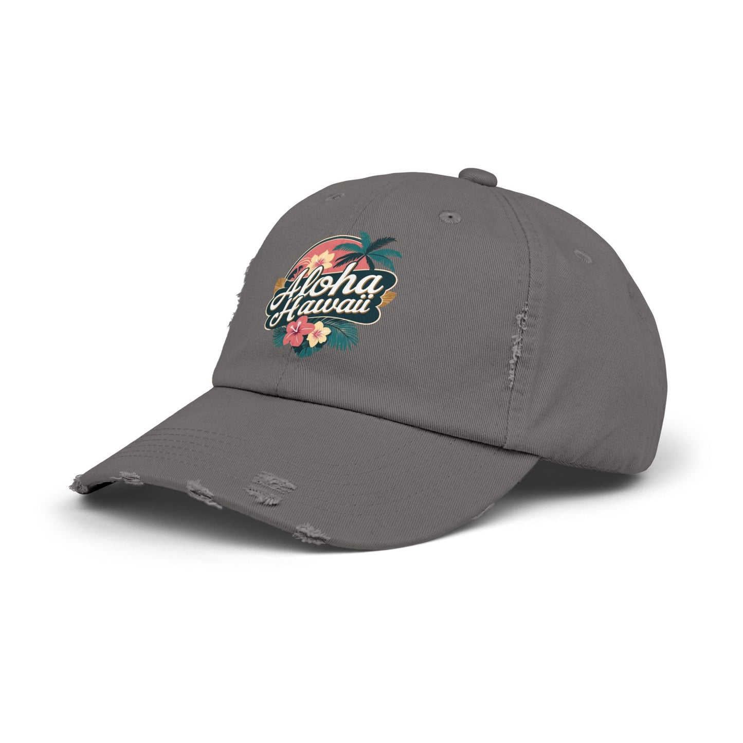 Aloha Hawaii Distressed Cap
