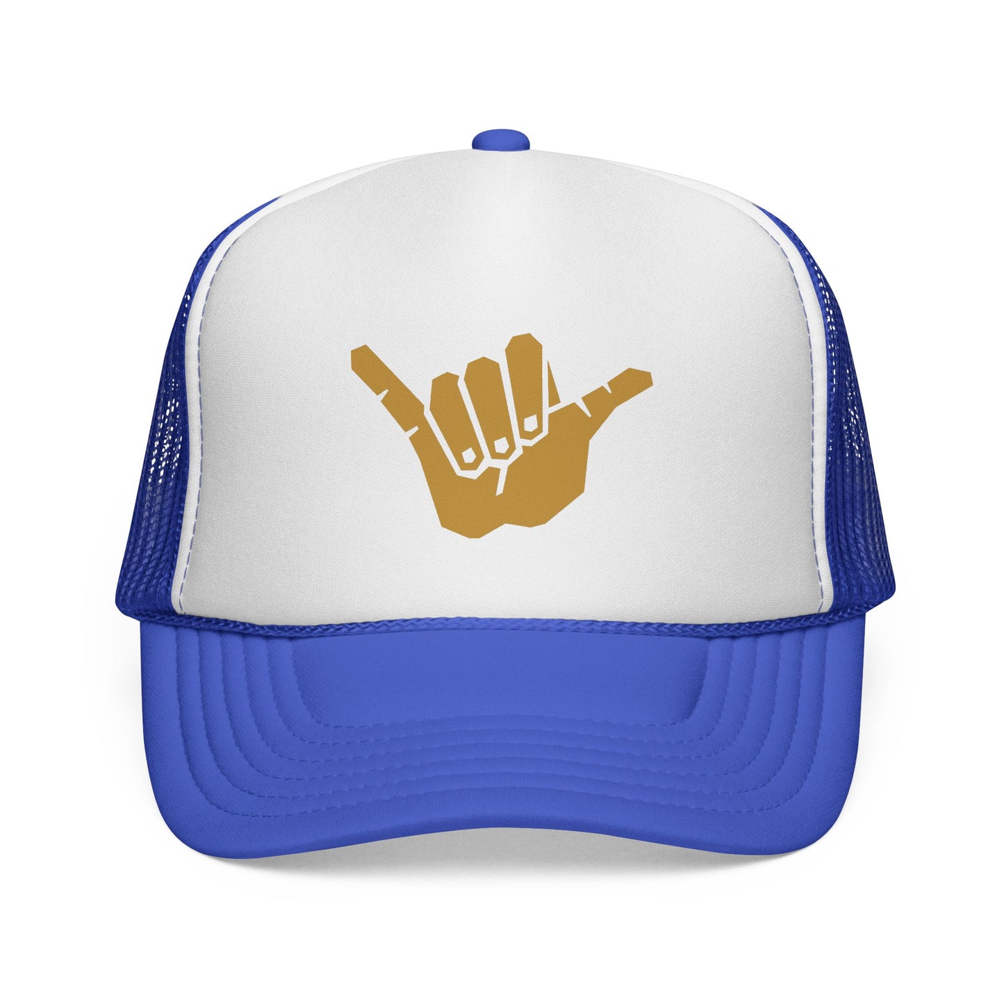 Gold Shaka Trucker Hat
