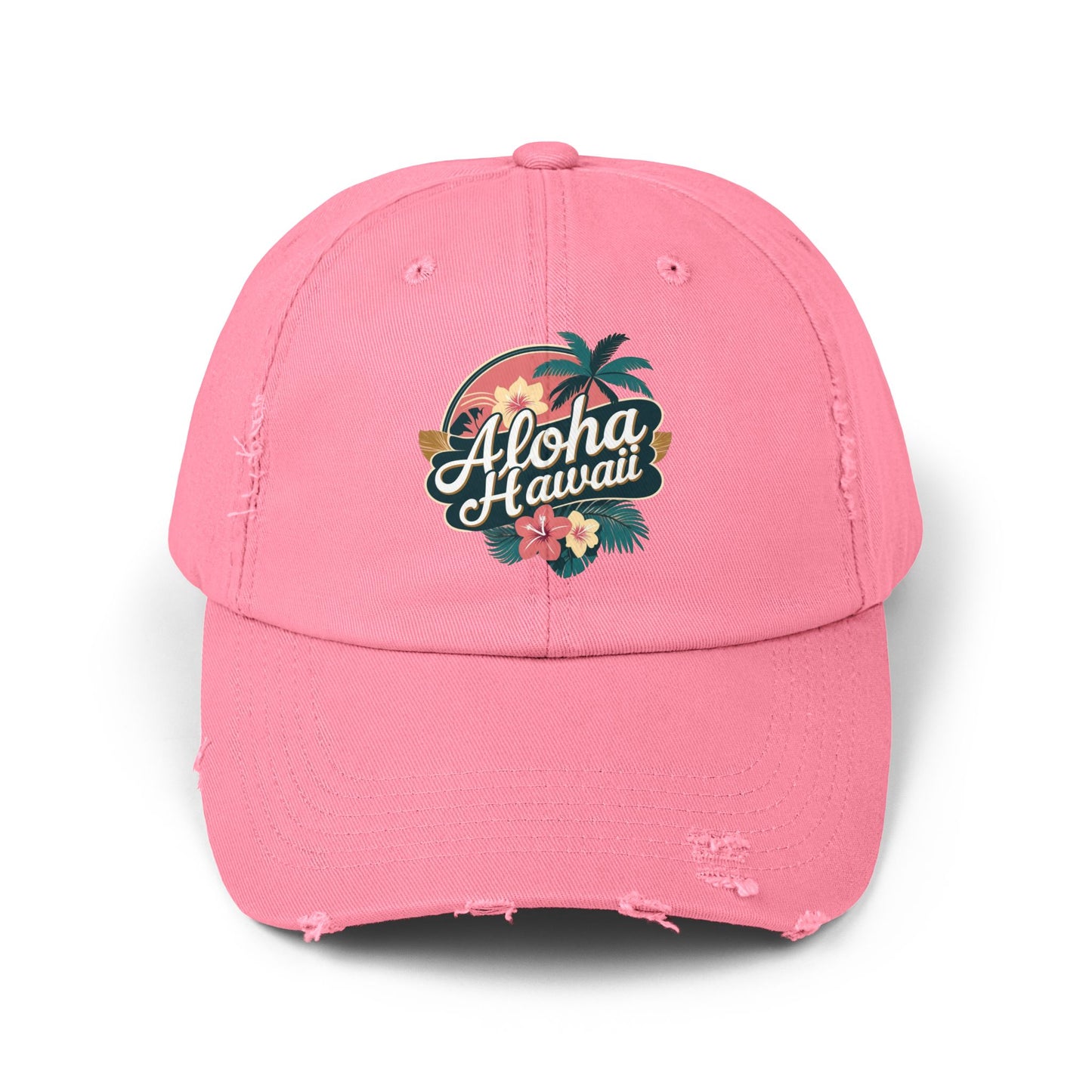 Aloha Hawaii Distressed Cap