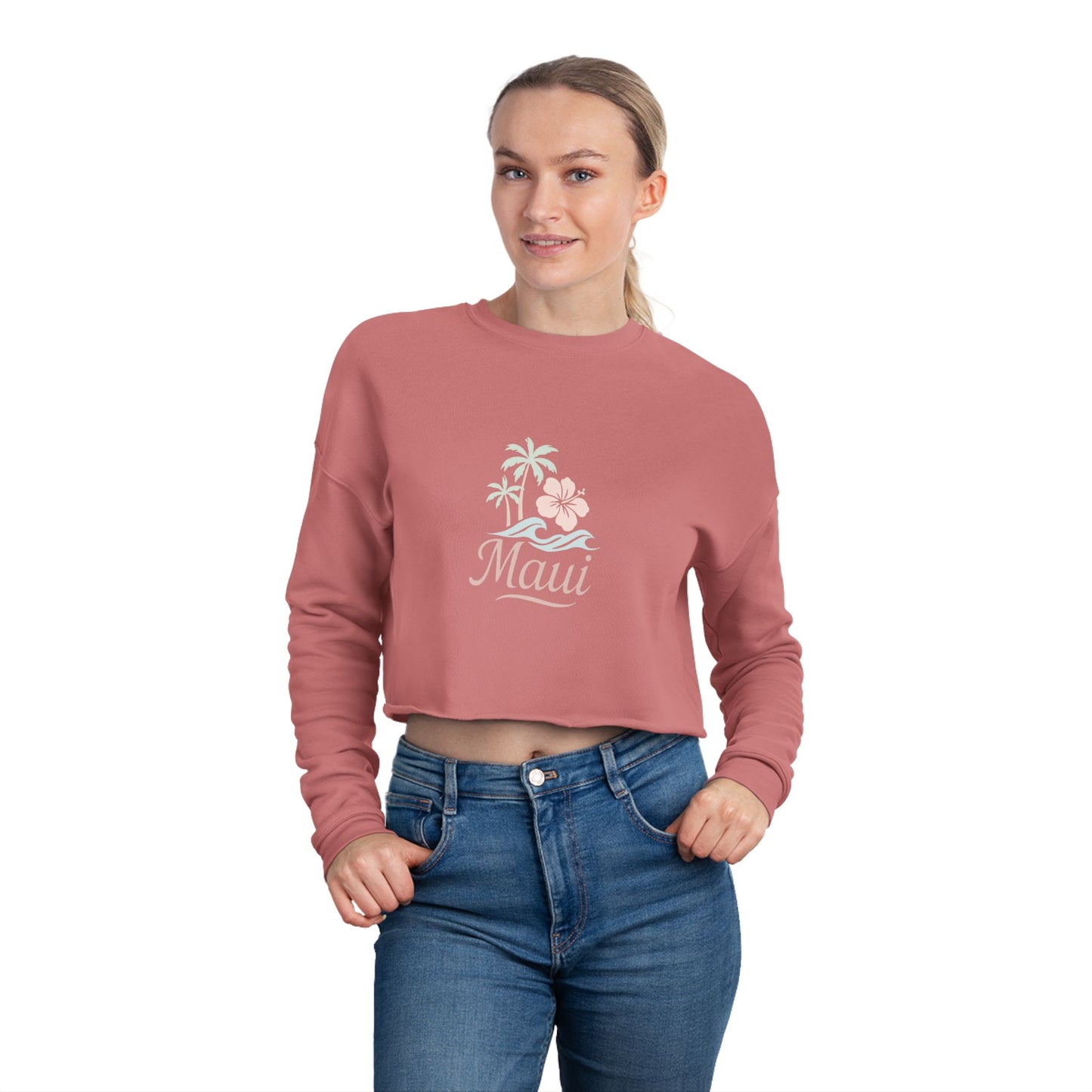 Maui Women's Cropped Sweatshirt