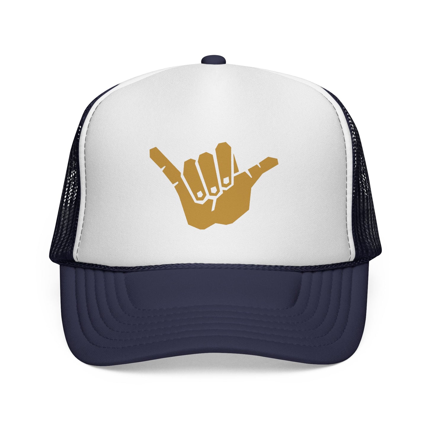 Gold Shaka Trucker Hat