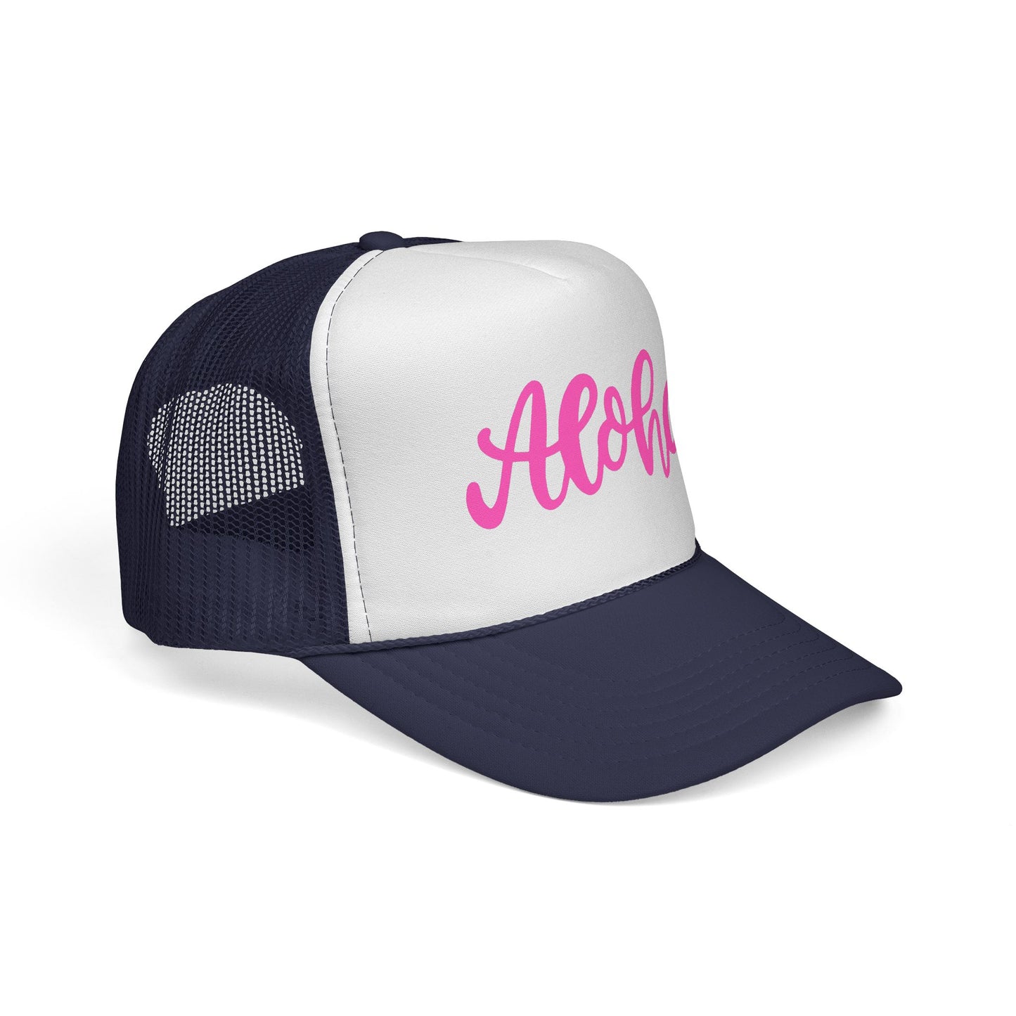 Pink Aloha Trucker Hat