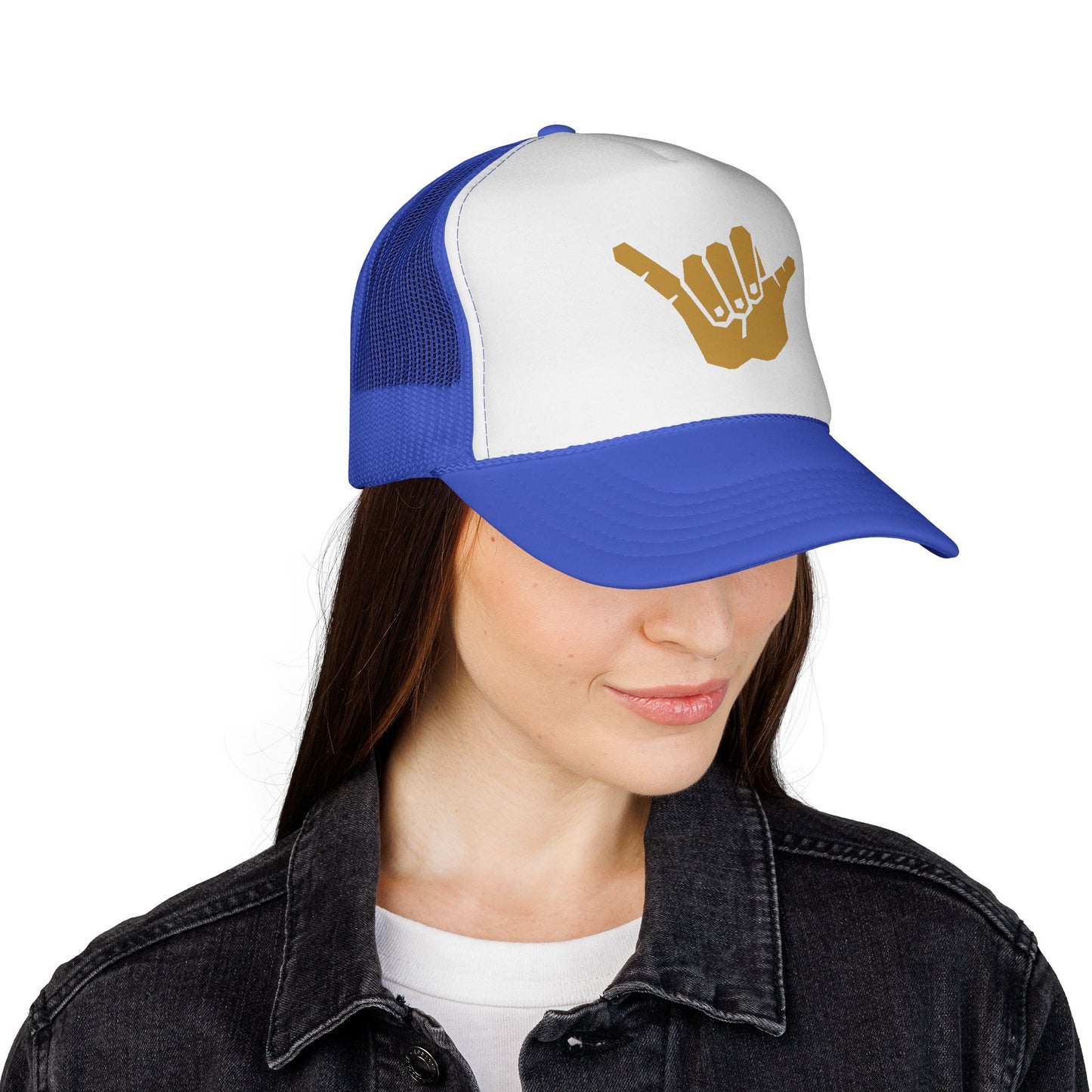 Gold Shaka Trucker Hat