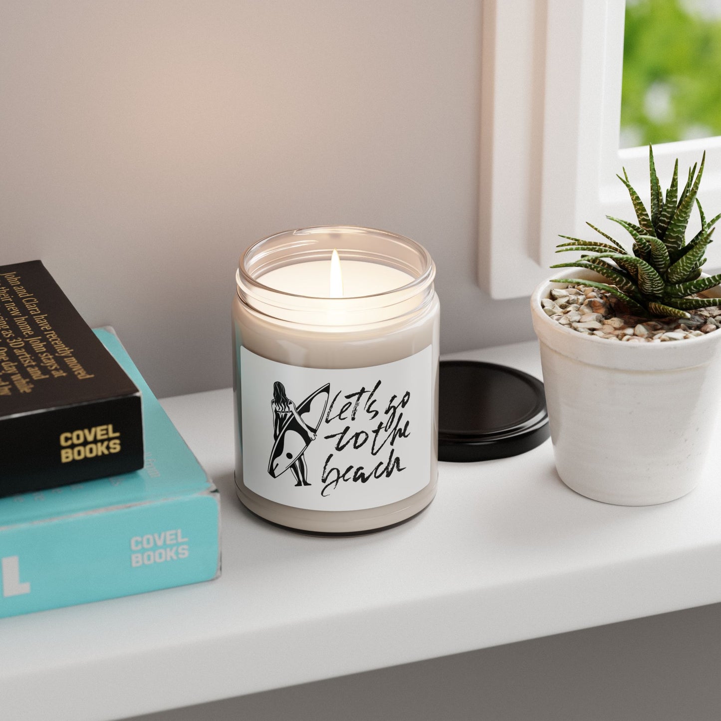 Lets go to the beach Soy Candle