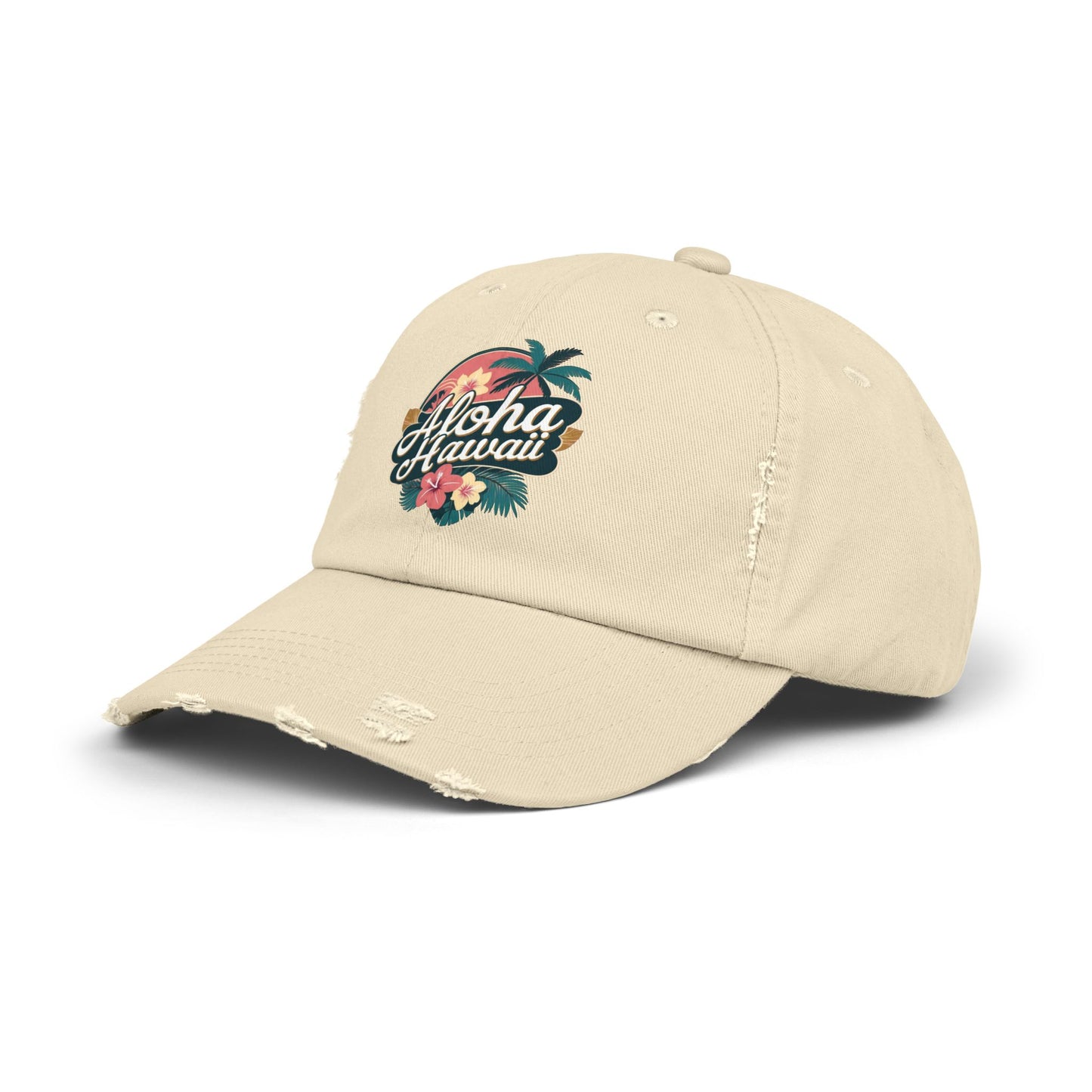 Aloha Hawaii Distressed Cap