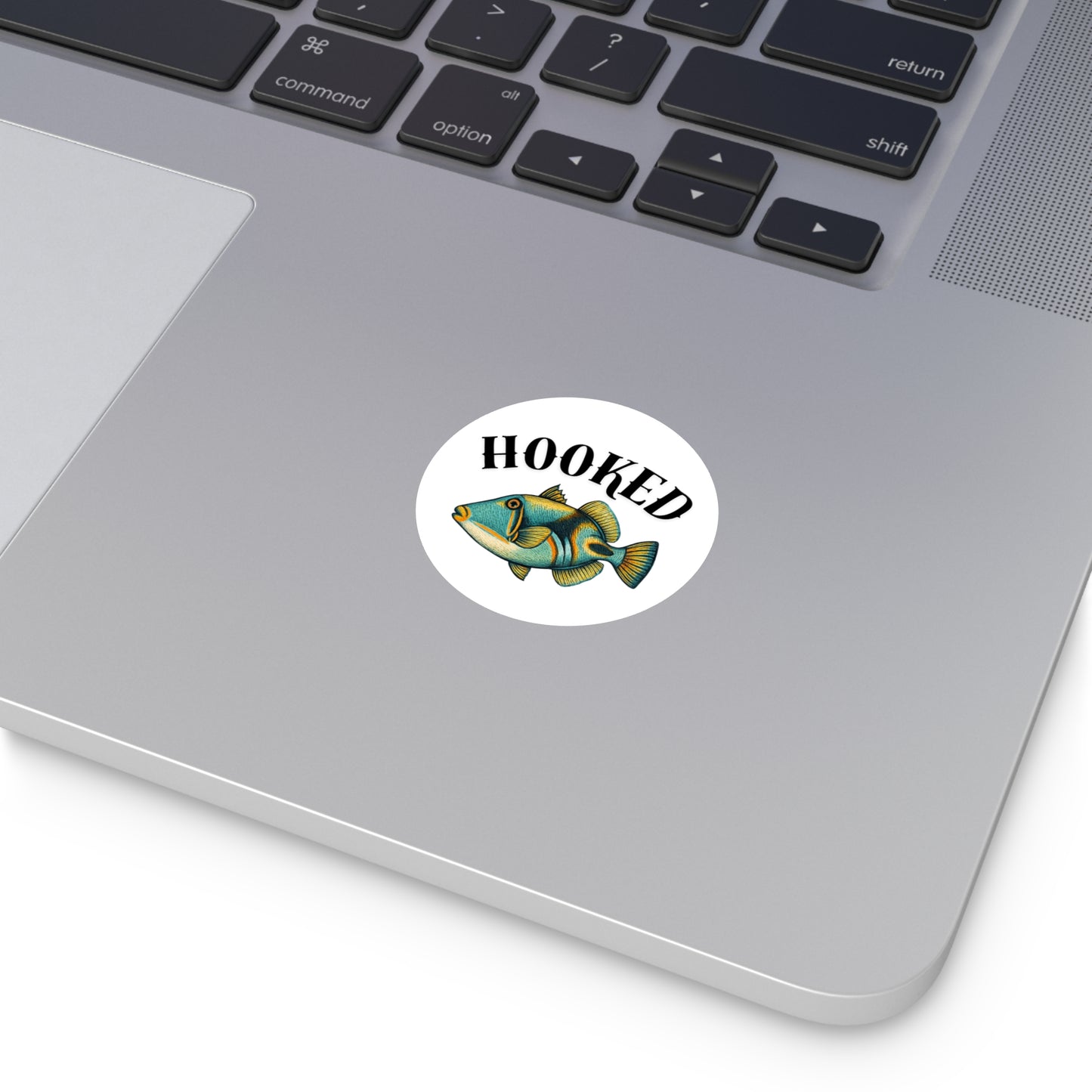 Hooked Vinyl Sticker