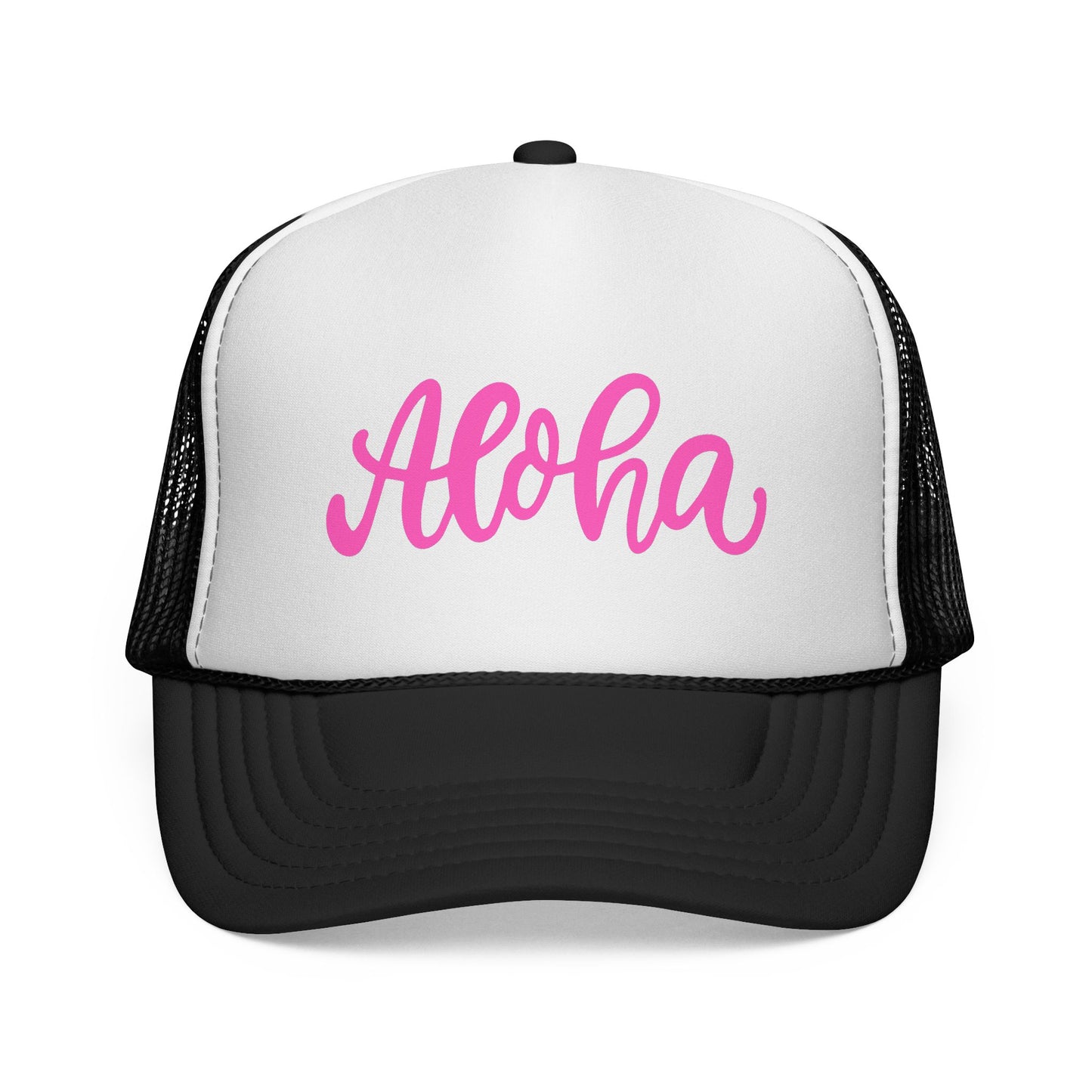 Pink Aloha Trucker Hat