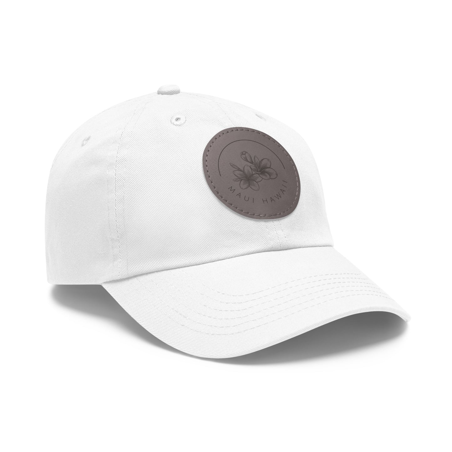 Maui HI Hat with Leather Patch