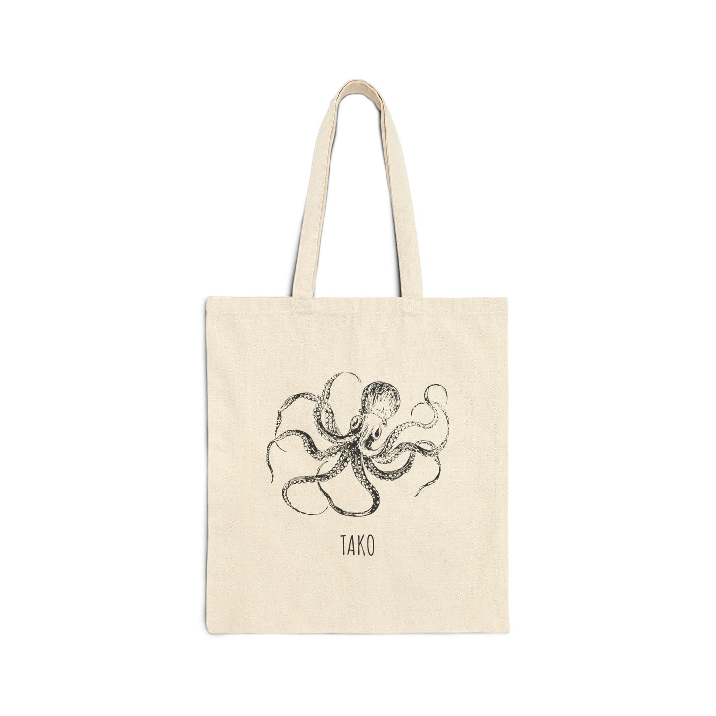 Tako Cotton Canvas Tote Bag