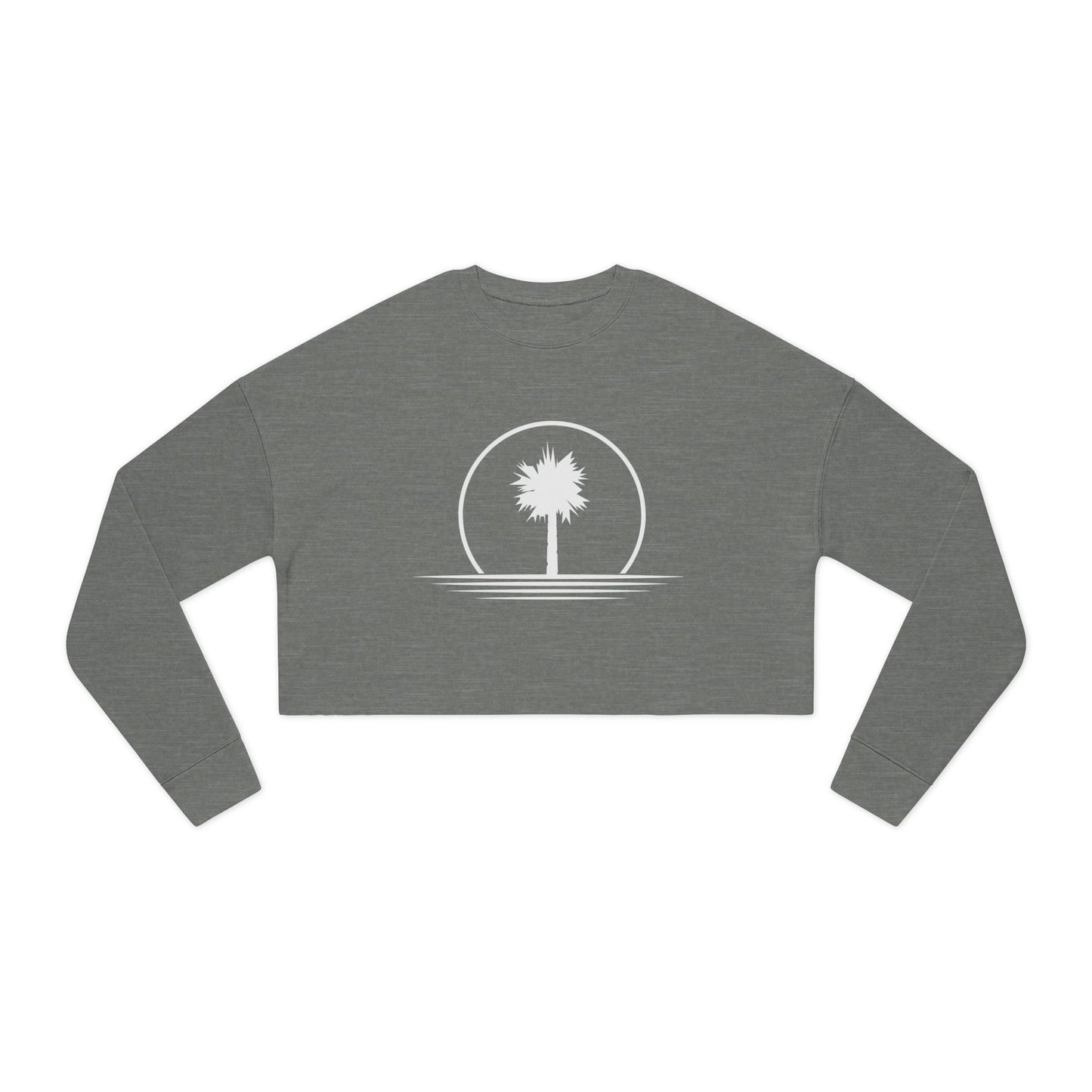 Dusty Palm Women's Cropped Sweatshirt