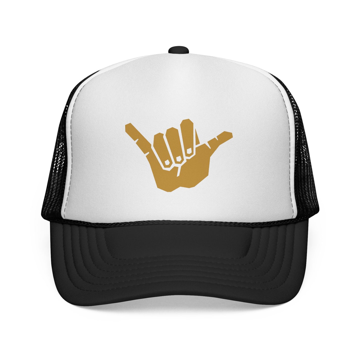 Gold Shaka Trucker Hat