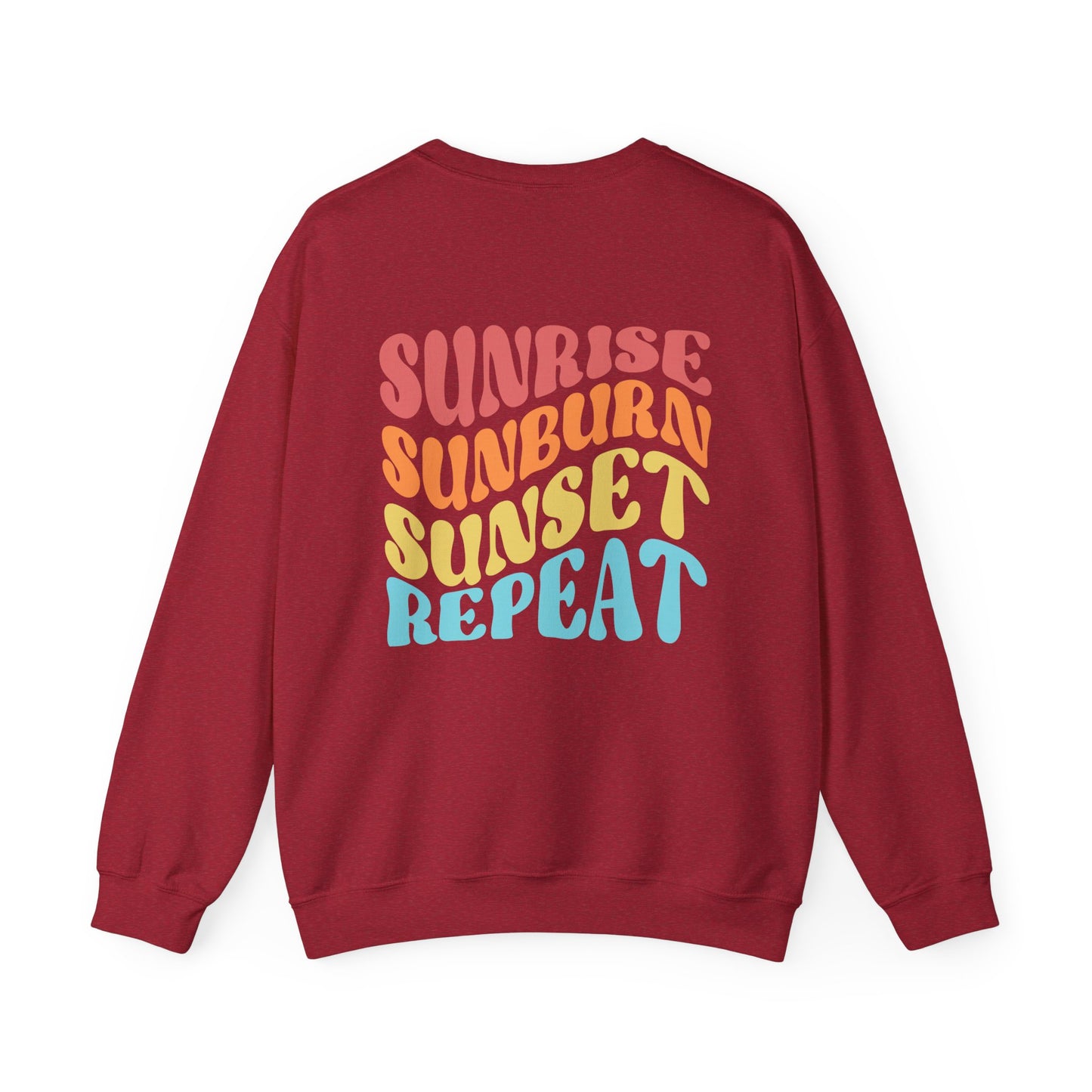 Sunrise Sunburn Sunset Repeat Sweatshirt