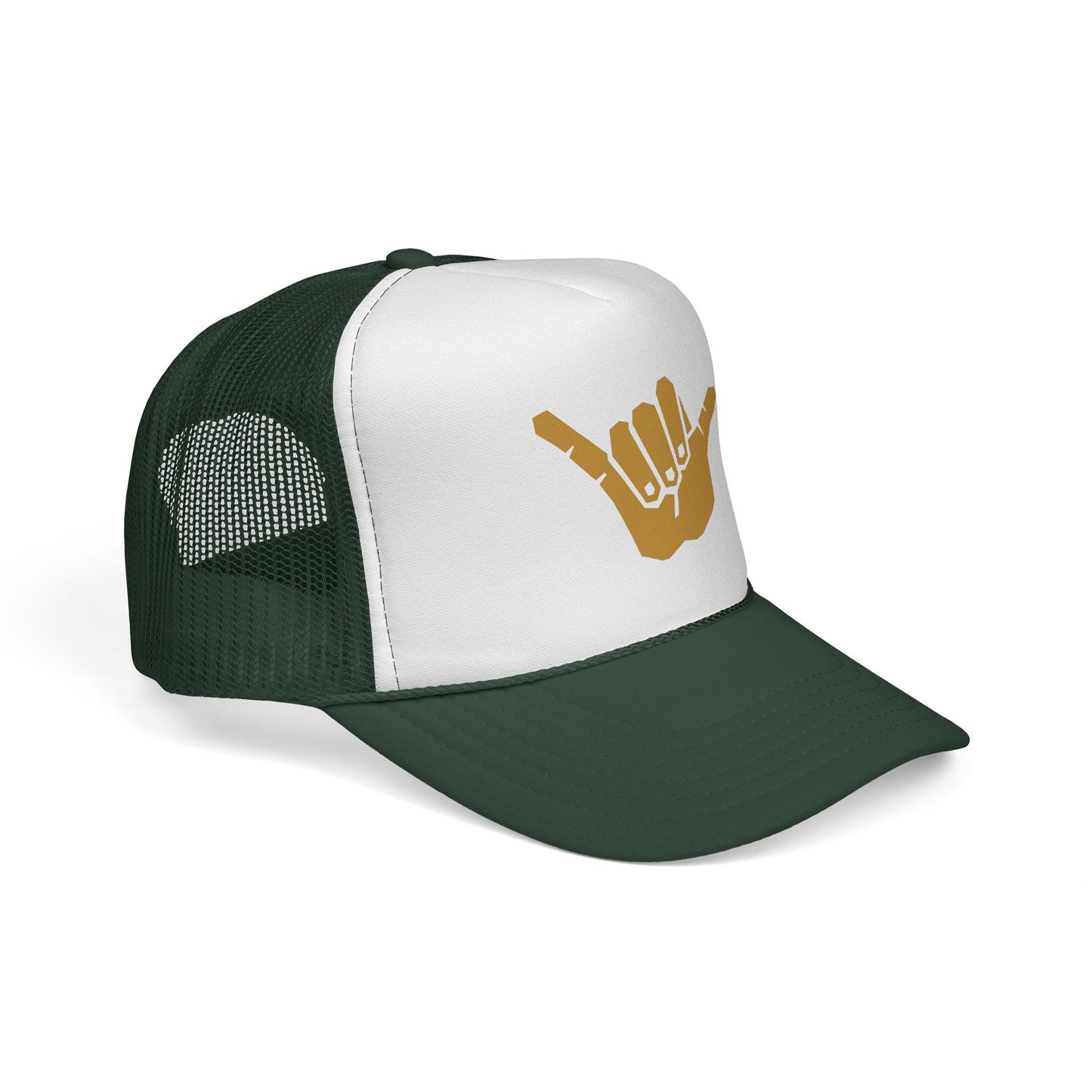 Gold Shaka Trucker Hat