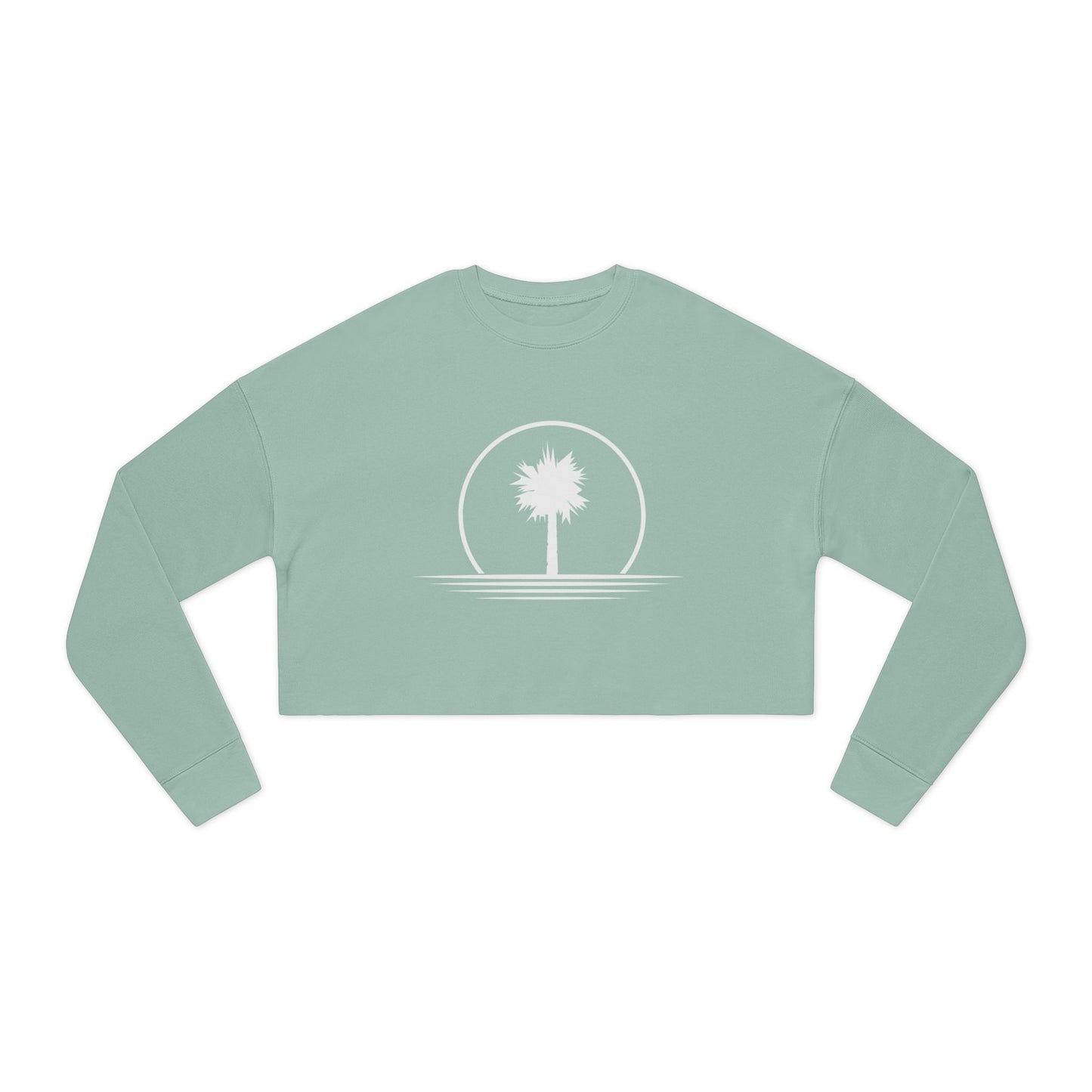 Dusty Palm Women's Cropped Sweatshirt
