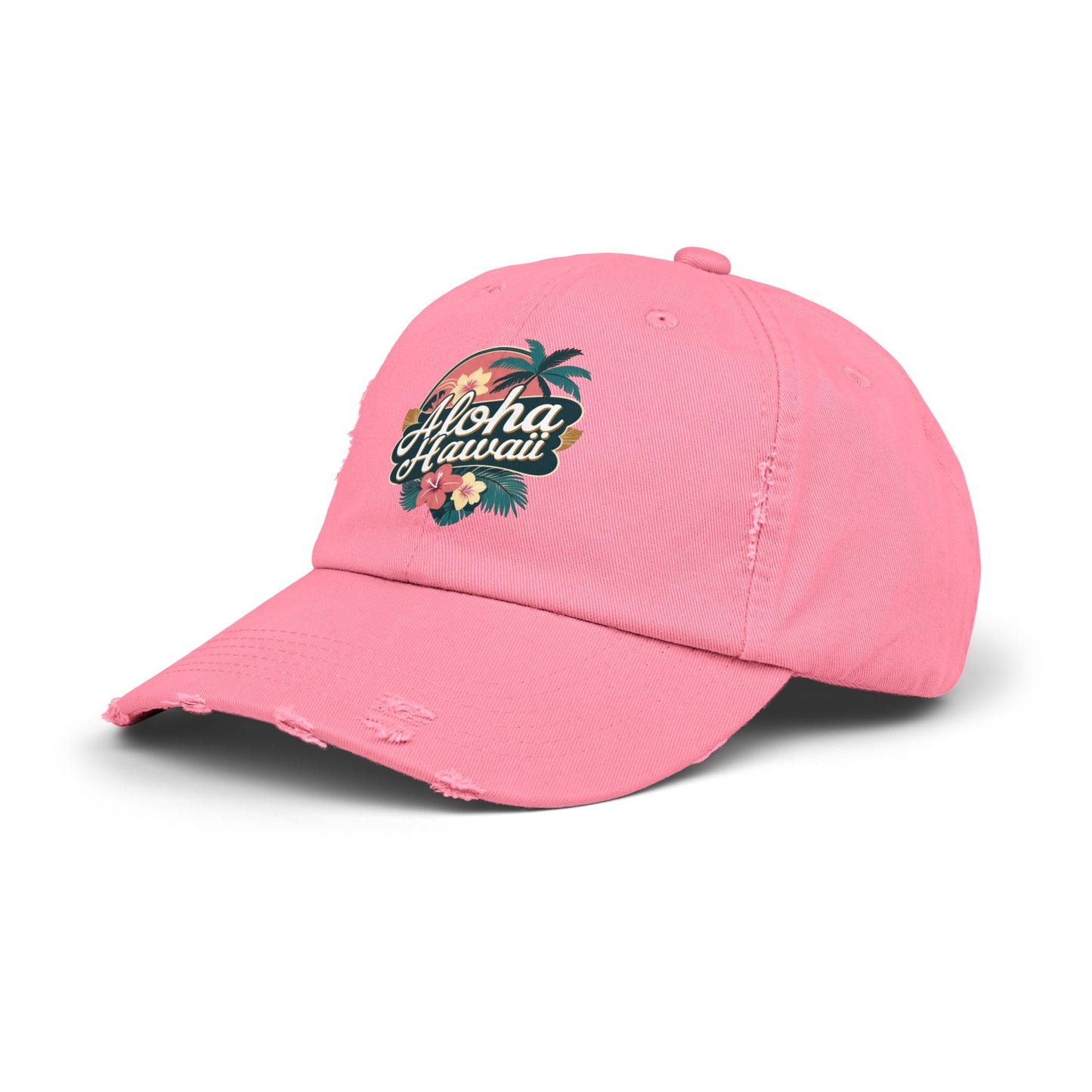 Aloha Hawaii Distressed Cap