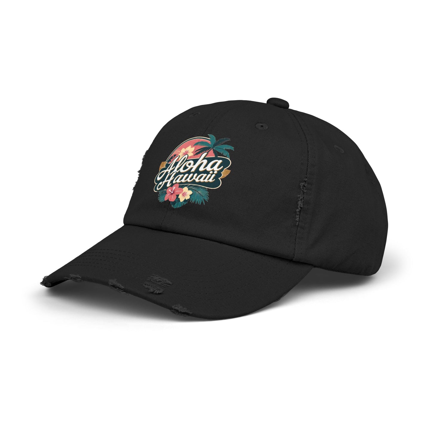 Aloha Hawaii Distressed Cap