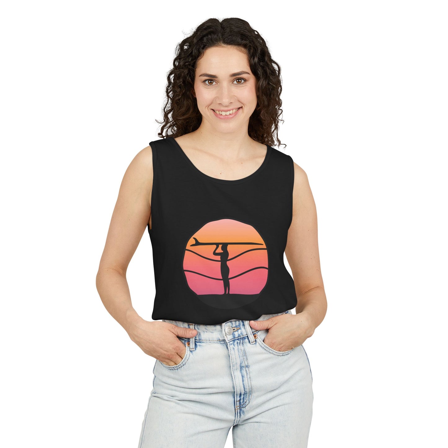 Sunset Vibes Unisex Tank Top