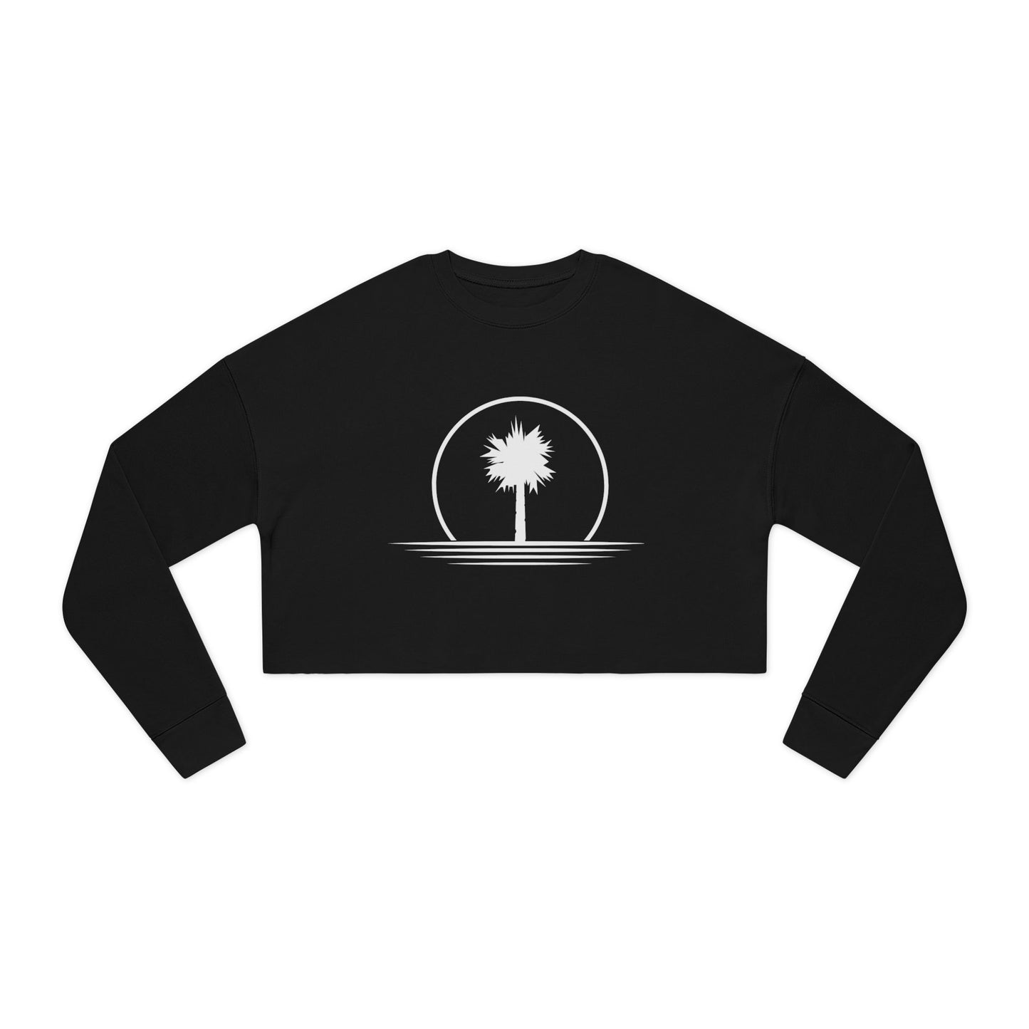 Dusty Palm Women's Cropped Sweatshirt