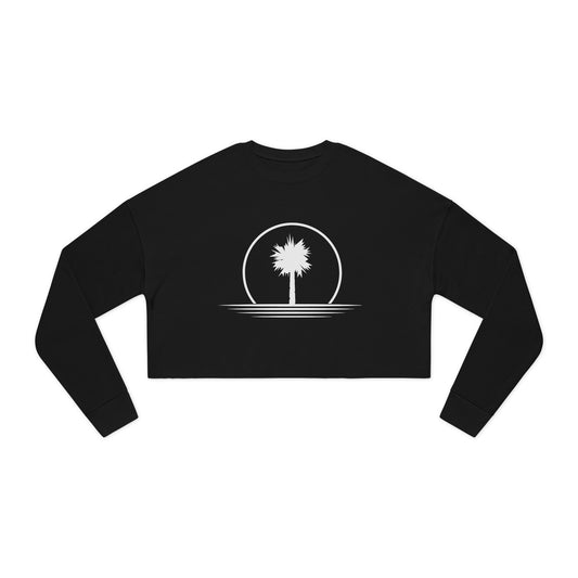 Dusty Palm Women's Cropped Sweatshirt