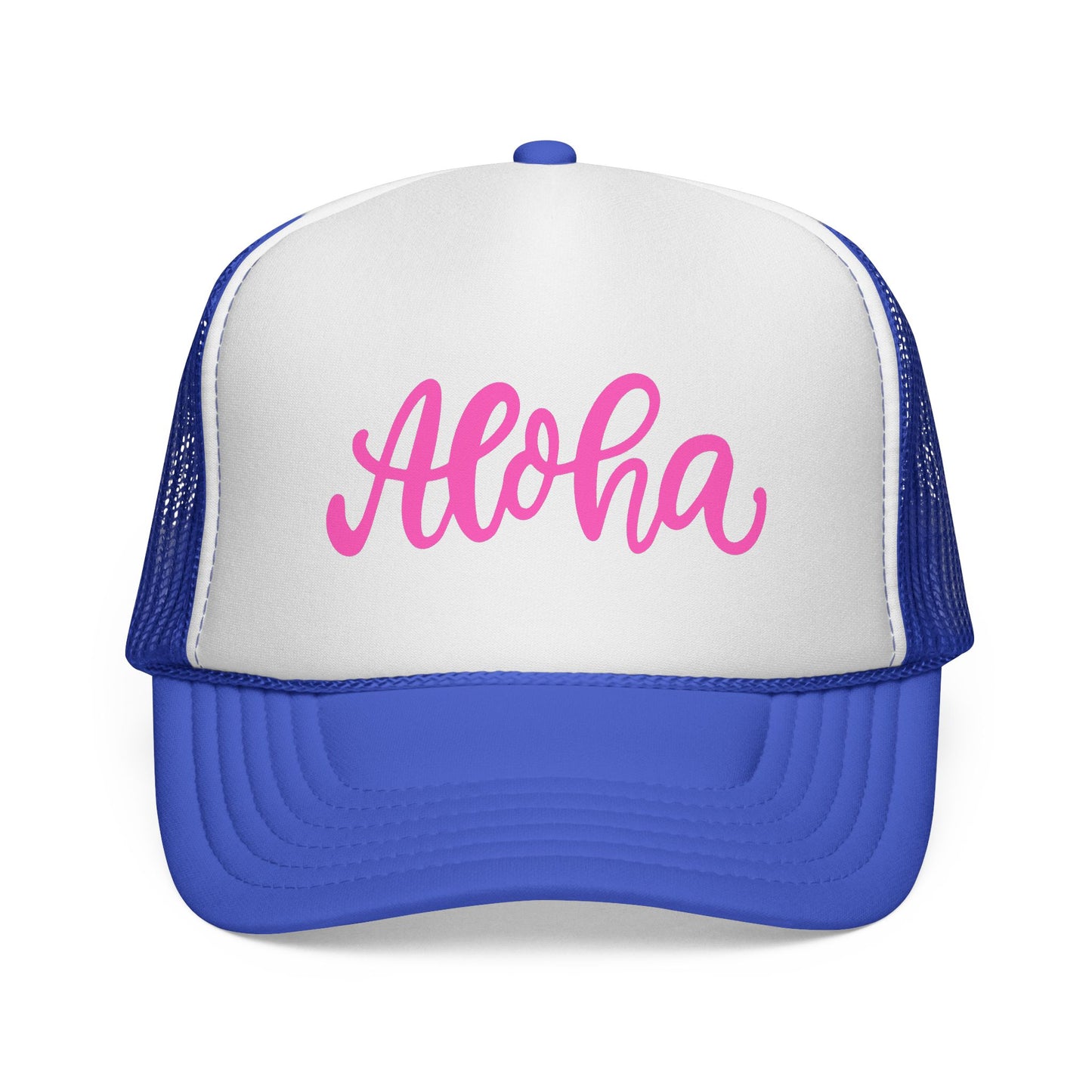 Pink Aloha Trucker Hat