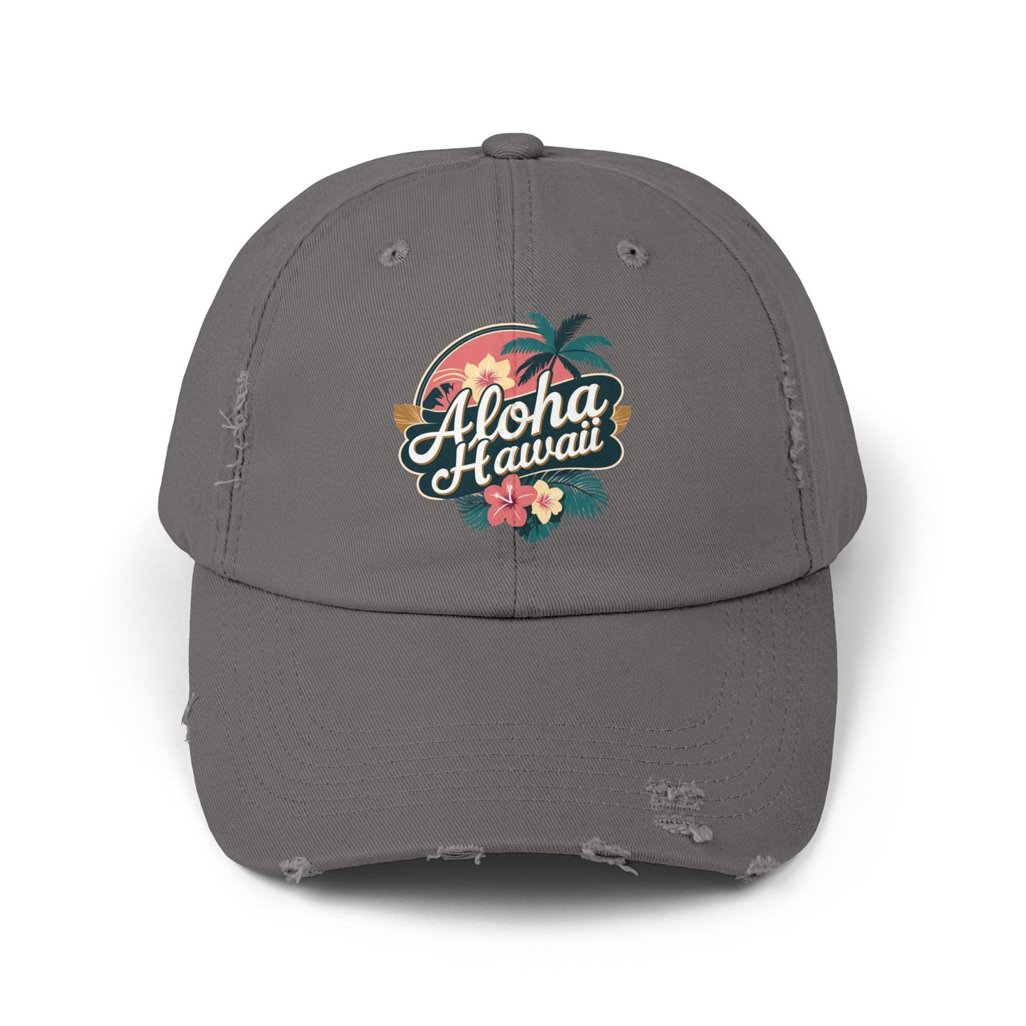 Aloha Hawaii Distressed Cap