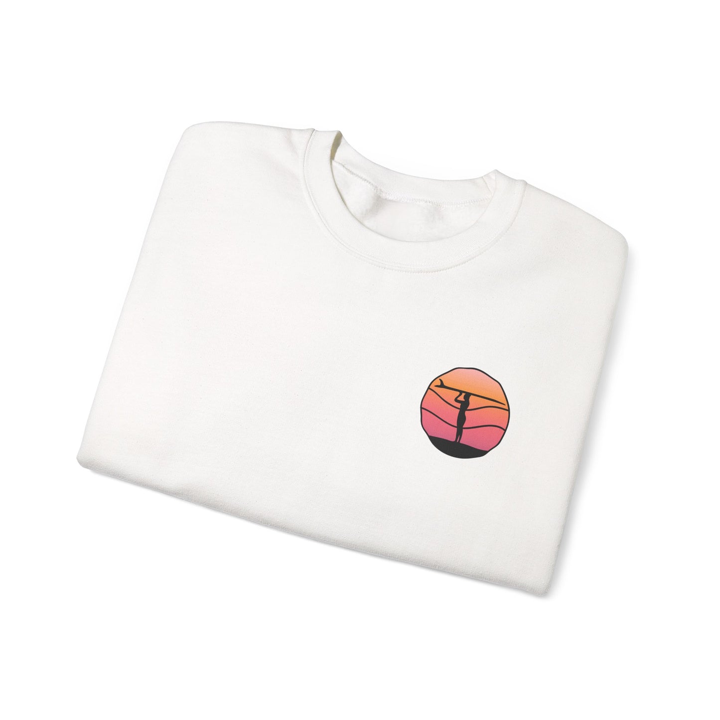 Surfer Sunset Crewneck Sweatshirt