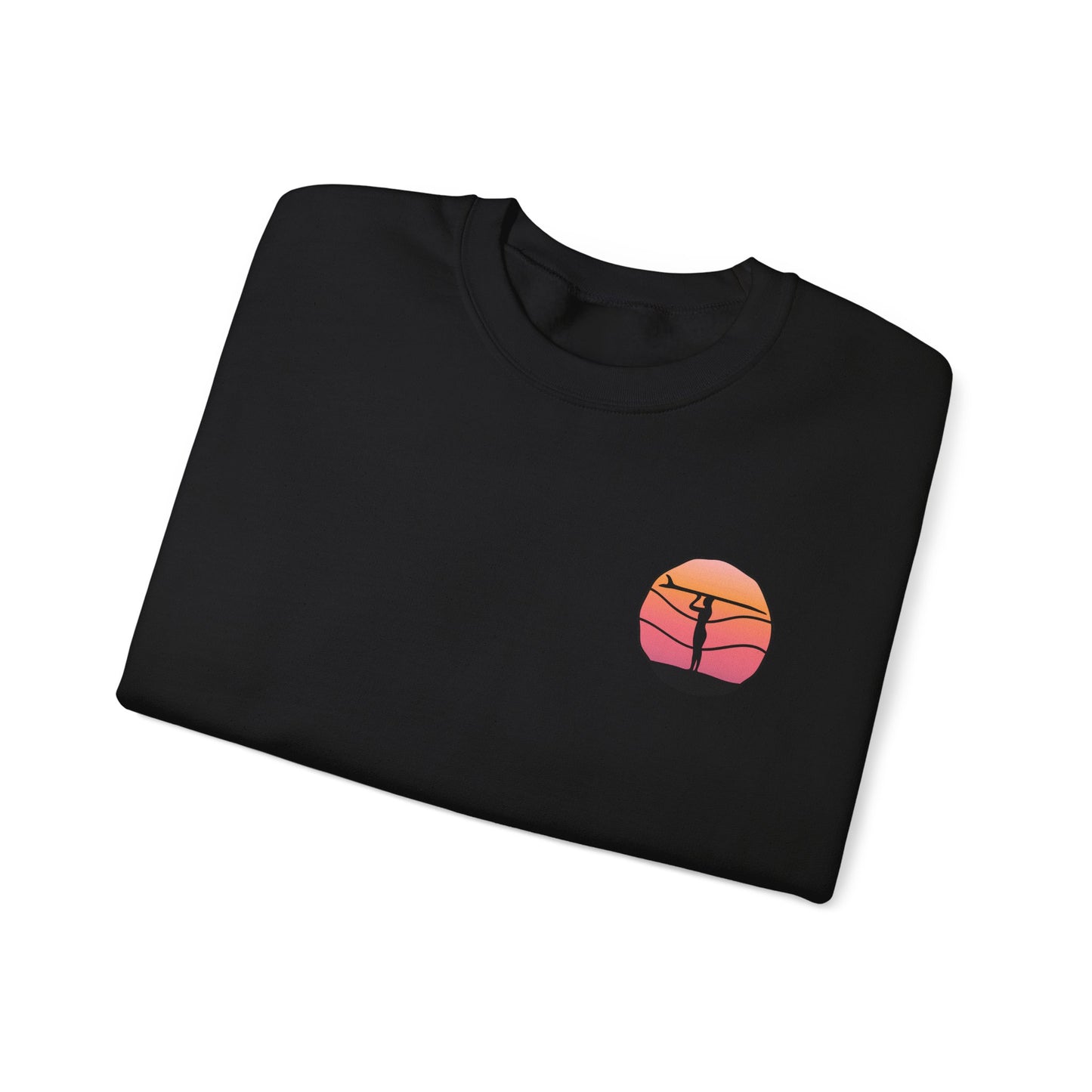 Surfer Sunset Crewneck Sweatshirt