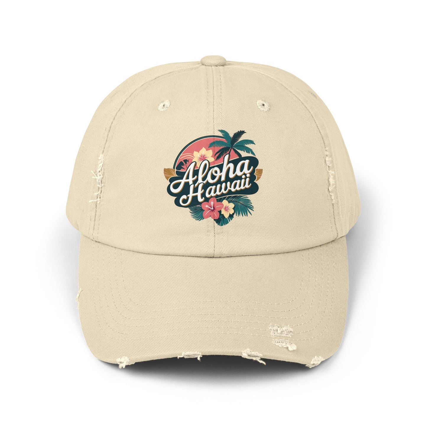 Aloha Hawaii Distressed Cap