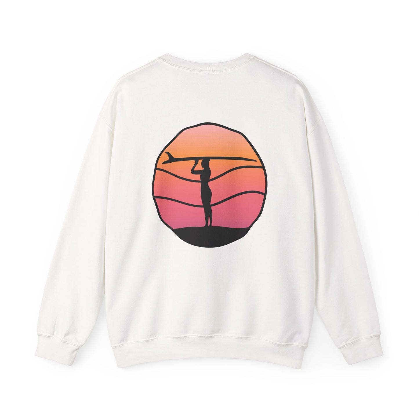 Surfer Sunset Crewneck Sweatshirt