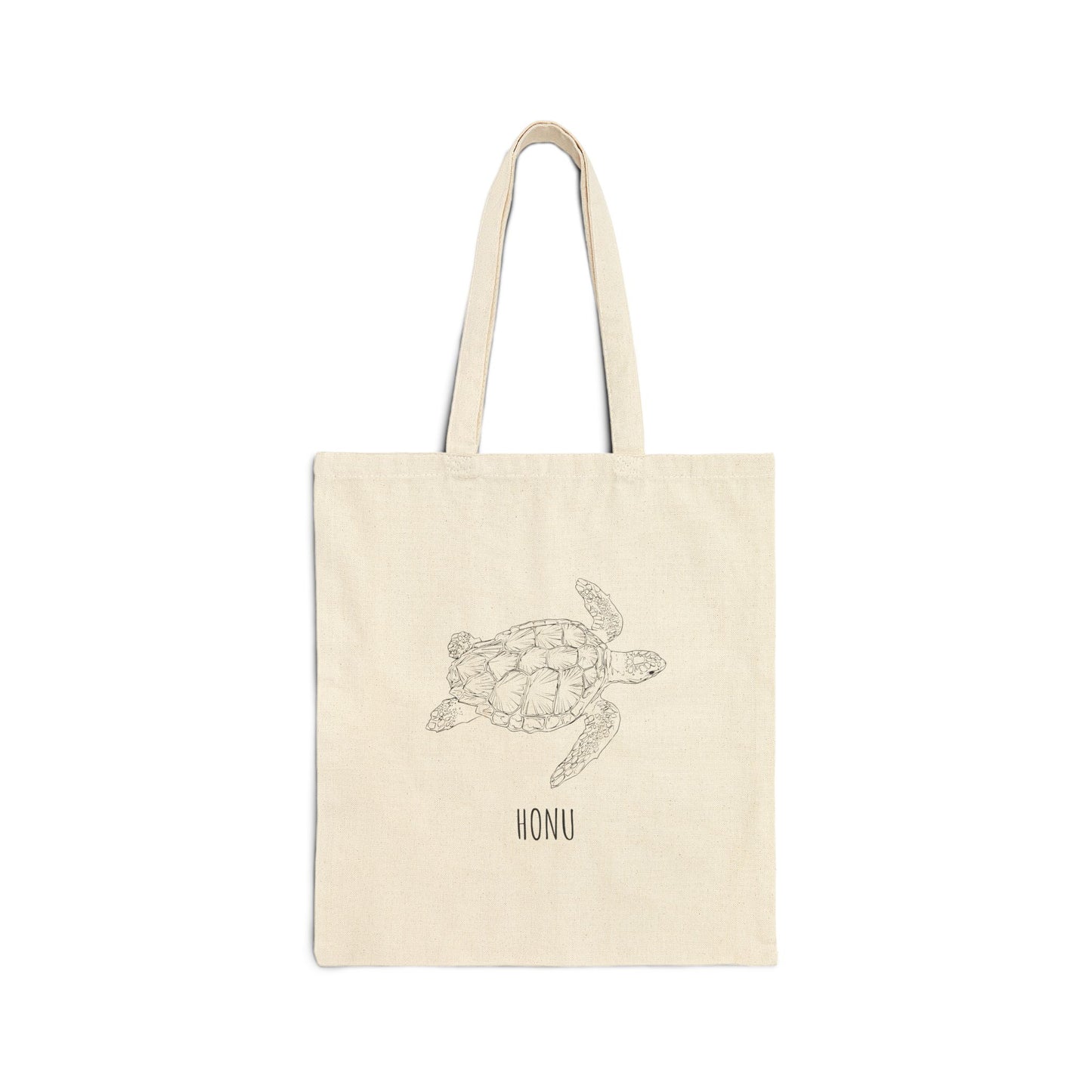 Honu Cotton Canvas Tote Bag