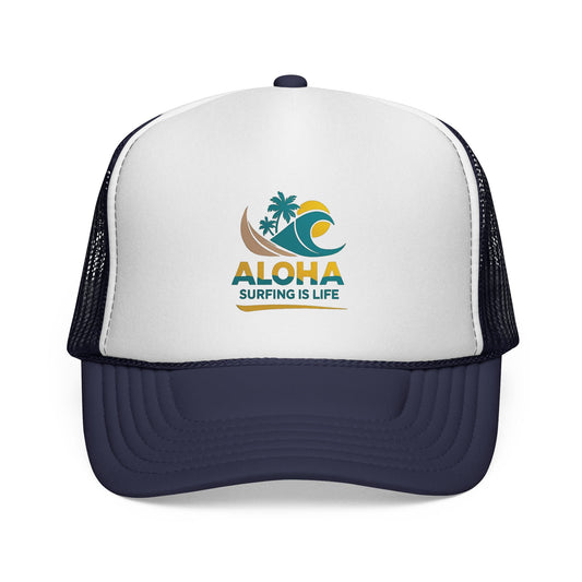 Surfing Is Life Trucker Hat