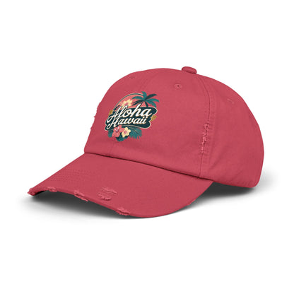 Aloha Hawaii Distressed Cap