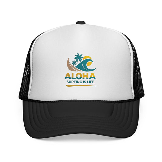 Surfing Is Life Trucker Hat