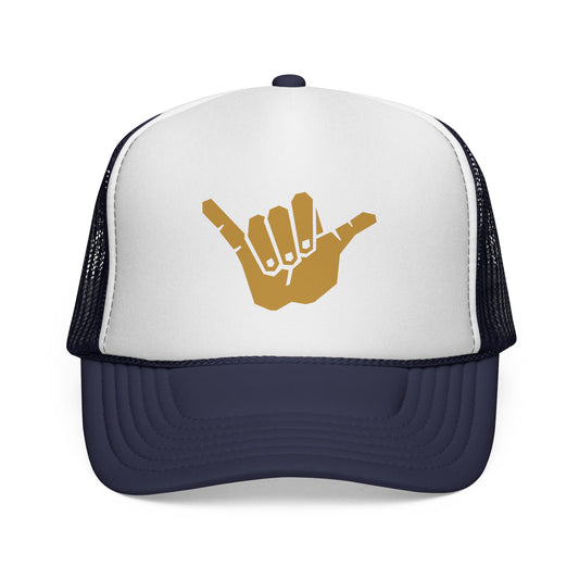 Gold Shaka Trucker Hat