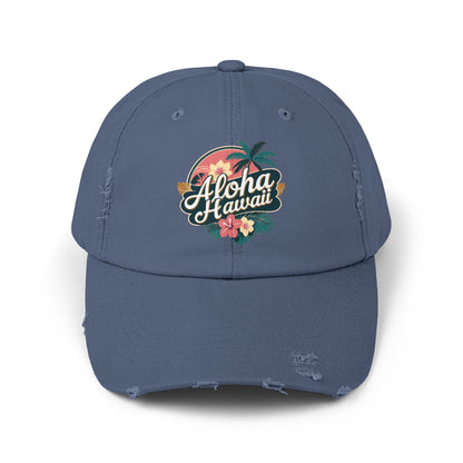 Aloha Hawaii Distressed Cap
