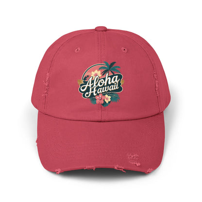 Aloha Hawaii Distressed Cap