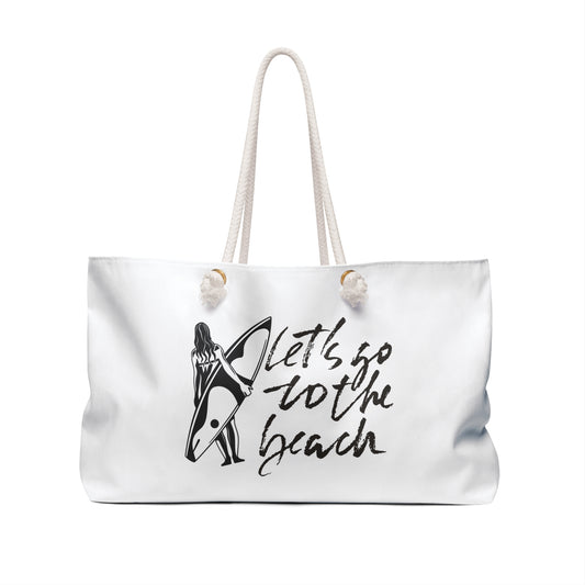 Let's Go To The Beach Weekender Bag