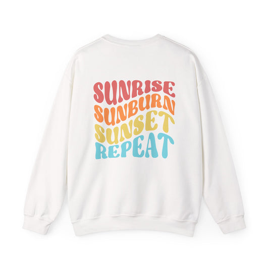 Sunrise Sunburn Sunset Repeat Sweatshirt