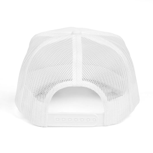Trendy Foam Trucker Hat with Pink Shaka Sign