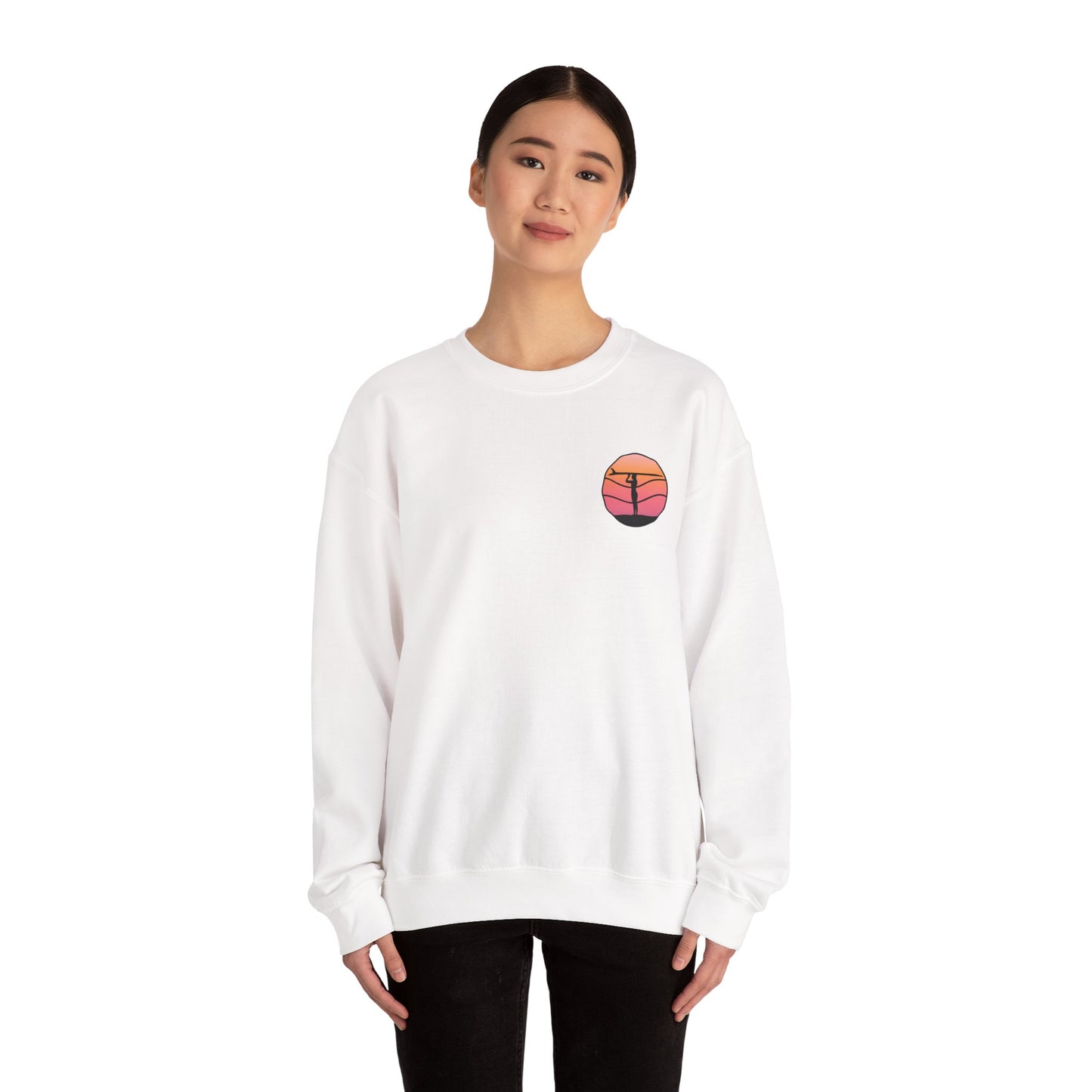 Surfer Sunset Crewneck Sweatshirt
