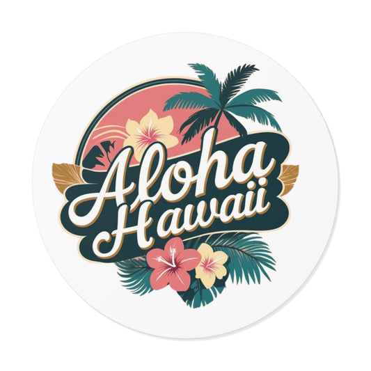 Aloha Hawaii Vinyl Sticker