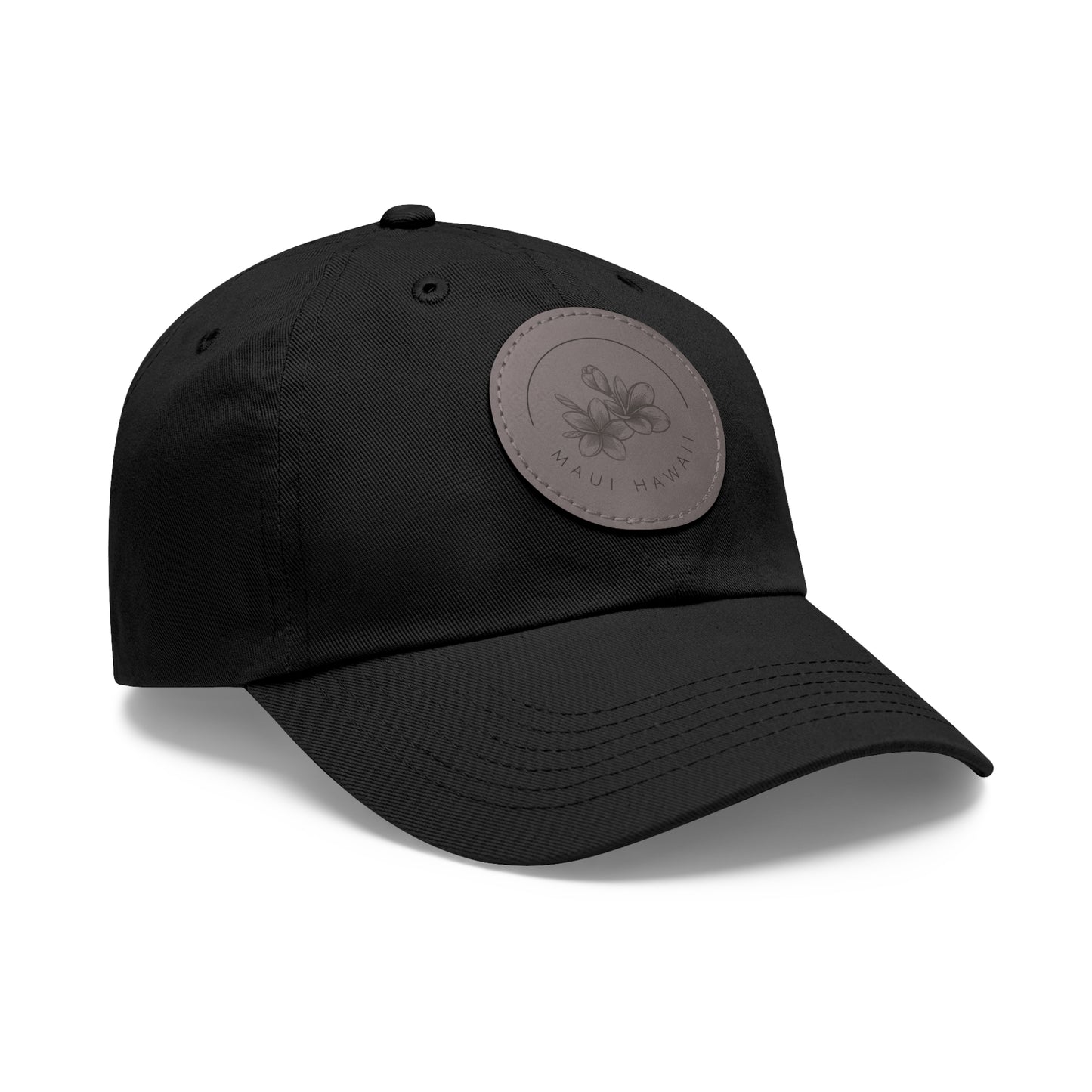 Maui HI Hat with Leather Patch
