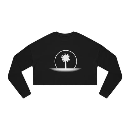 Dusty Palm Women's Cropped Sweatshirt