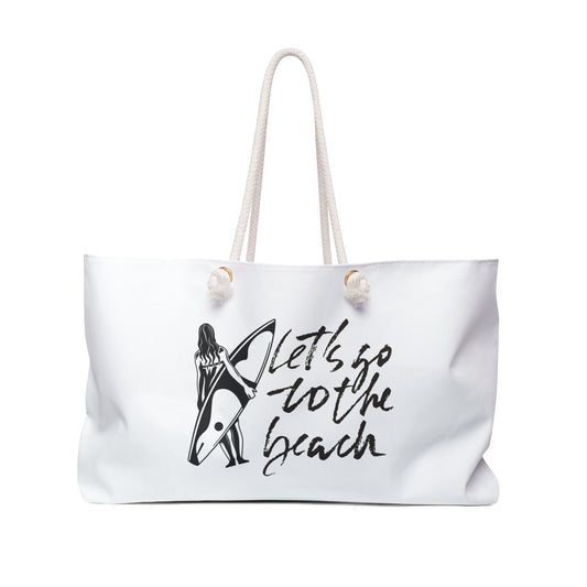 Let's Go To The Beach Weekender Bag