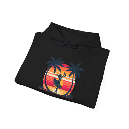Hula Sunset Unisex Heavy Blend™ Hooded Sweatshirt