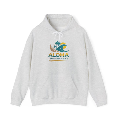 Aloha Surfing Is Life Unisex Heavy Blend™ Hooded Sweatshirt